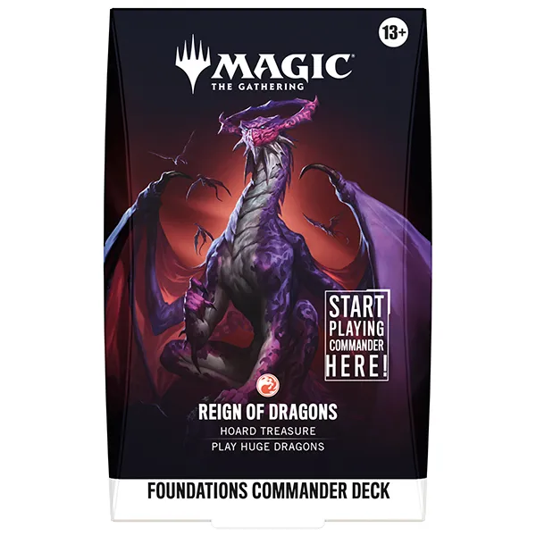 Reality Fracture Foundations Starter Commander Deck - Tramplesaurus rex