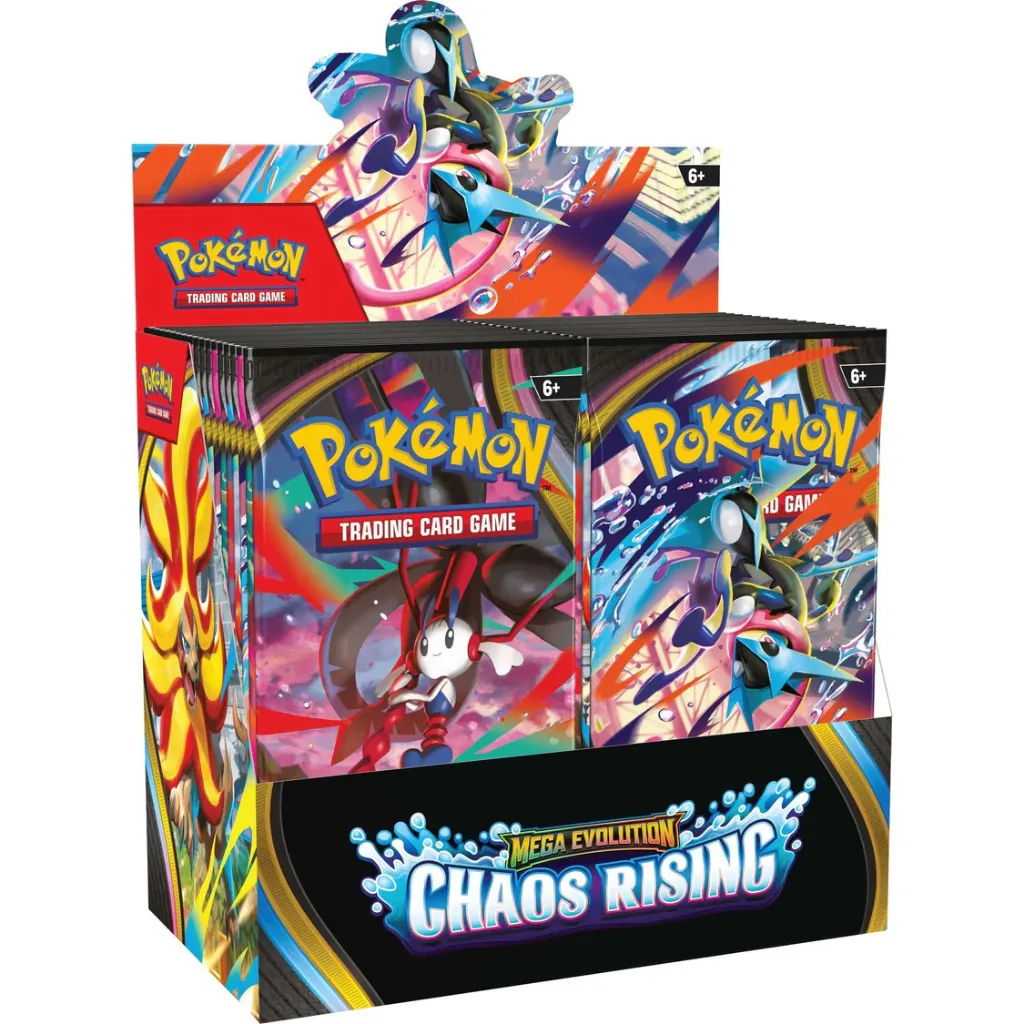 Mega Evolution Chaos Rising - Boosters Display